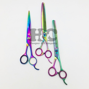 Nouvelles Ciseaux de Toilettage pour Animaux de Compagnie, Ciseaux Courbes à Lame Affûtée en Acier Inoxydable de 7 Pouces, Ciseaux Multicolores Très Demandés - Product Image 2