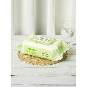 Lingettes nettoyantes premium à base d'herbes naturelles pour le visage, 100 lingettes/capsule, modèle Daiso2185 - Product Image 1