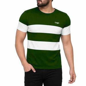 Camiseta de Hombre, Corte Regular, Manga Corta, Lisa, Tejido de Punto, 100% Algodón, Transpirable, Secado Rápido, Antiarrugas, Cuello Redondo - Product Image 3
