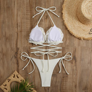 ชุดว่ายน้ำสองชิ้นแบบผูกเชือก - Product Image 4