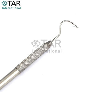 Sonda exploradora dental profesional 23 con gancho de Shepherds para diagnóstico preciso, examen oral, cuidado dental e instrumentos médicos - Product Image 3