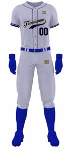 Conjunto de Pantalones Cortos y Camiseta de Béisbol Personalizados Unisex con Estampado por Transferencia Térmica, Transpirables, de Secado Rápido, Antibacterianos, para Equipo, Invierno - Product Image 3