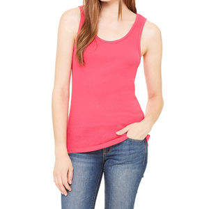 Nuevo Estilo en Stock, Camiseta sin Mangas para Mujer, Ropa Deportiva, Camiseta de Algodón para Mujer, Precio Económico, OEM Personalizado - Product Image 4