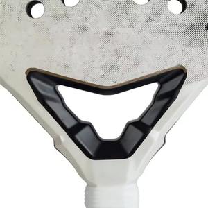 Raquette de padel en fibre de carbone 3K 12K 18K personnalisée en gros, fournisseur d'usine professionnel de raquettes de paddle-tennis OEM - Product Image 5