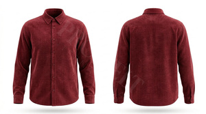 เสื้อเชิ้ตแขนยาวผ้าคอร์ดูรอยเนื้อนุ่มสบายทรงเข้ารูปลำลองแฟชั่นฤดูใบไม้ร่วงฤดูหนาวทันสมัยสั่งตัดได้สำหรับผู้ชาย - Product Image 5