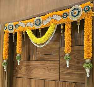 Bandanwar - Adhesivo Decorativo de Pared de Plástico Hecho a Mano con Diseños Intrincados Art Deco para Cumpleaños, Diwali, Bodas y Eventos Culturales AARNA - Product Image 2