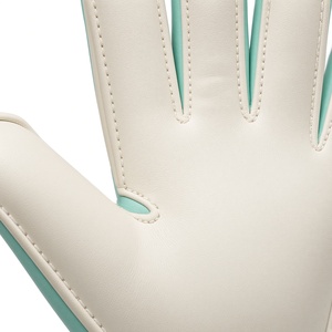 Gants de gardien de but de qualité supérieure, vert et noir, en cuir PU, à doigts entiers, antidérapants, avec sangle de poignet réglable, unisexe - Product Image 3