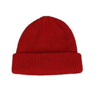 Unisex Solid Color Knitted Beanie <b>Hat</b> 56-58CM Winter Casual Cap for Adults <b>Navy</b> Blue Red White Gray - Product Image 2