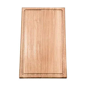 Planche à découper en bois artisanale OEM pour les acheteurs de marques privées, planche à découper en bois artisanale avec revêtement alimentaire de qualité supérieure - Product Image 1