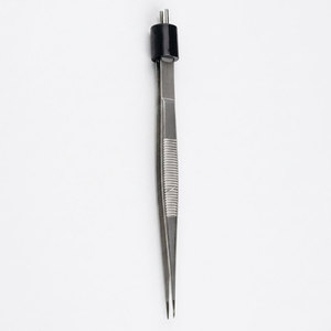 Pinces bipolaires électriques en acier inoxydable Semkin non isolées 14 cm avec pointes de 0,5 mm et 0,7 mm, instrument chirurgical pour microchirurgie - Product Image 5