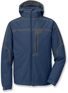 Men's Hooded Windbreaker <b>Jacket</b> <b>Fleece</b> <b>Lining</b> Zipper Closure Casual Outdoor Winter Coat Black - Product Image 3