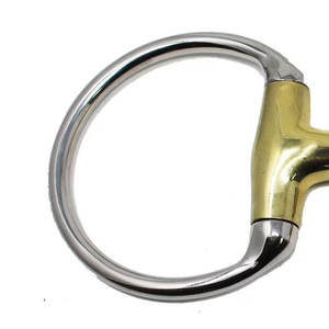 Bocados para Caballos de Acero Inoxidable, Bocado de Brida Duradero, Cómodo, para Control y Entrenamiento, Equipo de Equitación Reutilizable HASHIR - Product Image 5