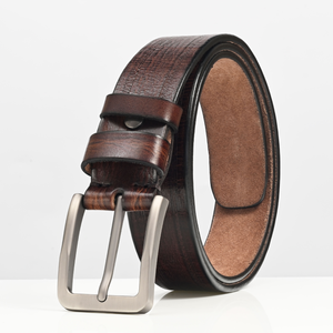 Cinturón de Cuero Genuino de Primera Calidad para Hombre, Estilo Retro de Lujo, Venta al por Mayor de Fábrica, Cinturón Personalizado de Alta Calidad para Negocios - Product Image 2