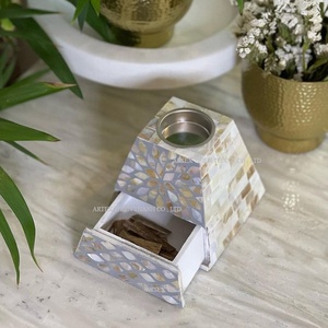 Ramadan Holiday Eid Mubarak nacre incrustation bakhoor brûleur d'encens mubkhar parfait pour les cadeaux - Product Image 6