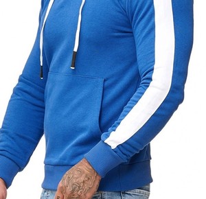 Sudadera con capucha y cremallera para hombre, de algodón premium, forro polar, impermeable, transpirable, con bolsillo, proveedor de fábrica al por mayor OEM ODM - Product Image 6