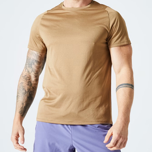 T-shirts pour hommes à manches courtes, coupe classique, couleur unie, en jersey performant, respirants et à séchage rapide, pour usage quotidien - Product Image 4