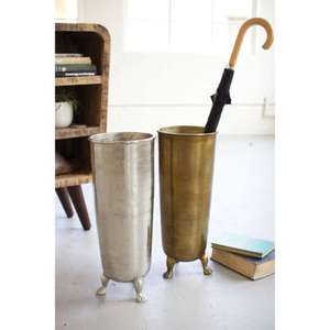 Paragüero Decorativo de Acero con Patrón Hueco para la Organización de la Entrada, el Pasillo y la Sala de Estar - Product Image 4