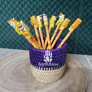 Lápiz Portátil de Madera Multicolor con Impresión Digital para Regalos de Bienvenida - Product Image 2