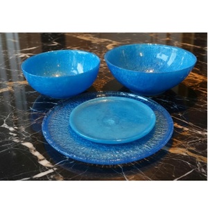 Resin Salad Bowl Home Decoration Party Use Eco-Friendly Dishwasher Safe Customizable Logo Polished Bowl Salad Vegetable Serve - Product Image 6
