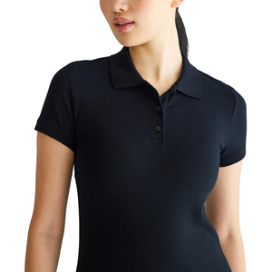 Polo de algodón de alta calidad con logotipo y diseño personalizados para mujer, ropa deportiva informal de marca, polo de moda urbana para mujer - Product Image 4