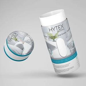 Empaque de Tubo de Papel Personalizado para Sábanas, Caja Redonda de Cartón Biodegradable y Ecológica para Telas de Consumo - Product Image 1