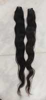 Rambut Virgin Remy Silky Straight Wave, Lembut, Asli India, Single Donor IVH 8, Bebas Kimia, Bebas Kusut, Ekstensi Rambut Manusia