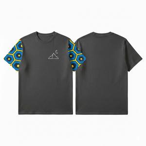 T-shirt imprimé pour homme, manches courtes, style streetwear, tee-shirt oversize pour la mode des jeunes hommes, t-shirts pour homme - Product Image 1