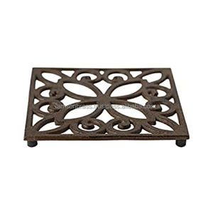 <b>Metal</b> <b>Trivet</b> Geometrical Design <b>Metal</b> Brass Table <b>Trivet</b> Heat Resistant <b>Metal</b> Brass <b>Trivet</b> Decorative - Product Image 4