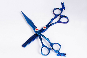 Outils de coupe de cheveux avec manche en forme de dragon pour les tâches d'entretien en salon, ciseaux de coiffeur avec manche en forme de dragon pour la coupe de cheveux. - Product Image 5