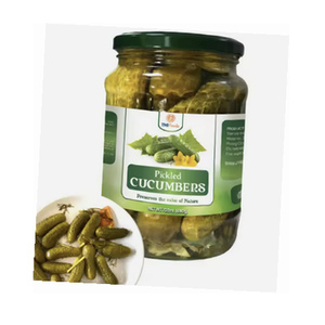 Concombres entiers marinés savoureux de qualité supérieure, fabriqués au Vietnam, les plus vendus, emballés dans un bocal Mason de 720 ml - Product Image 1