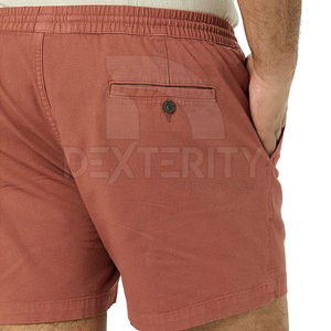 Shorts mini pour hommes personnalisés avec logo, écologiques, respirants, séchage rapide, service OEM, couleur unie, style cordon de serrage pour la vente en ligne - Product Image 6