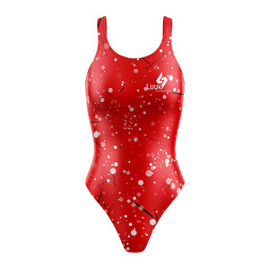 Traje de Baño de Una Pieza Sublimado Personalizado para Mujer, Traje de Baño Ecológico de Tela Elástica para Natación, Playa y Deportes Acuáticos - Product Image 5
