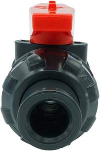 Válvula de Bola Tipo Unión de PVC Kansaikako, Resistente a la Corrosión, Conexiones de Soldadura por Solvente, Tamaño de Puerto 25A, Soporte Personalizado OBM, Japón - Product Image 3