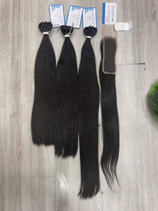Meilleur choix pour des extensions de cheveux naturels lisses, mèches de cheveux vietnamiens bruts non traités, double épaisseur, prêtes à être expédiées - Product Image 5