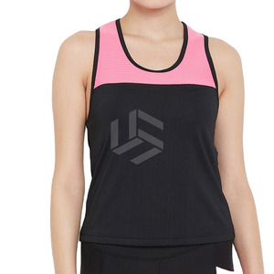 Customized Women's Plus Size Tank <b>Top</b> with Front Logo Custom Colors & Sizes for Gym Fitness-Polyester Fabric - Product Image 1