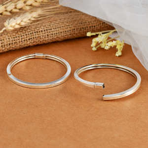 กำไลข้อมือเงินแท้ 925 แบบเปิดได้ รุ่น Meera Jaipur Antara ดีไซน์สวยหรูทันสมัยสำหรับผู้หญิง น้ำหนัก 11-14 กรัม - Product Image 2