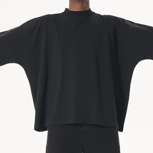 Camiseta Personalizada ODM 100% Algodón con Cuello Redondo para Hombre, Estilo Urbano Holgado para Verano, Ropa de Gimnasio, Tejido Ecológico - Product Image 4