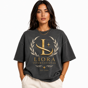 T-shirt Oversize Femme Haute Qualité Épaules Tombantes Coton Lourd 180 g/m² Couleur Unie Streetwear 100% Coton Respirant Été - Product Image 4