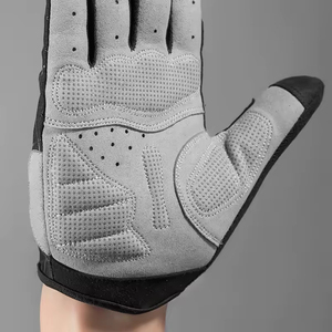 Custom Design Full-Finger Cycling Gloves Leather/Mesh/Neoprene Materials Khirad Sports Brand-Lightweight Breathable for Outdoor - Product Image 6