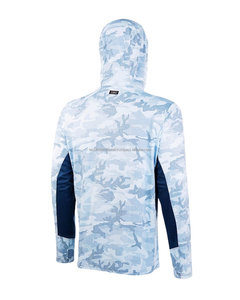 Chemises et hauts de pêche unisexes pour adultes, anti-UV, imperméables, coupe-vent, séchage rapide, en spandex/polyester - Product Image 3