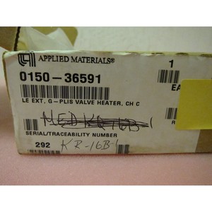 AMAT 0150-36591 LE EXT, เครื่องทำความร้อนวาล์ว G-Plis, Ch C - อุปกรณ์และอะไหล่เซมิคอนดักเตอร์ระดับโลกที่เชื่อถือได้ - Product Image 1