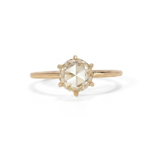 Anillo de Compromiso Solitario de Platino 950 con Certificado IGI, Diamante Cultivado en Laboratorio, Corte Redondo, Color E, Claridad VVS2, 6.5 mm, 1 Quilate - Product Image 2