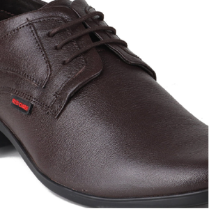 Chaussures Derby en cuir marron pour hommes, chaussures habillées classiques à lacets, pour le bureau, les événements et les réunions - Product Image 3