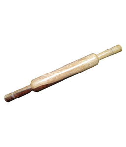 Royal Wooden Round Original Mango Wood Polpat Roti Roller Chakli Belin <b>Rolling</b> <b>Pin</b> for Home Restaurant Use - Product Image 2