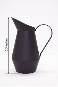 Hot Sale Black Powder Coating Modern <b>Unique</b> Premium Antique Nickel Plated Iron Flower <b>Vase</b> Luxuries Style <b>Vase</b> for Luxuries Home - Product Image 5