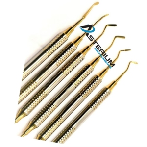 Juego de Instrumentos Dentales de Acero Inoxidable Asterium Instruments, Herramientas para Colocación de Composite Restaurador, Certificación CE - Product Image 4