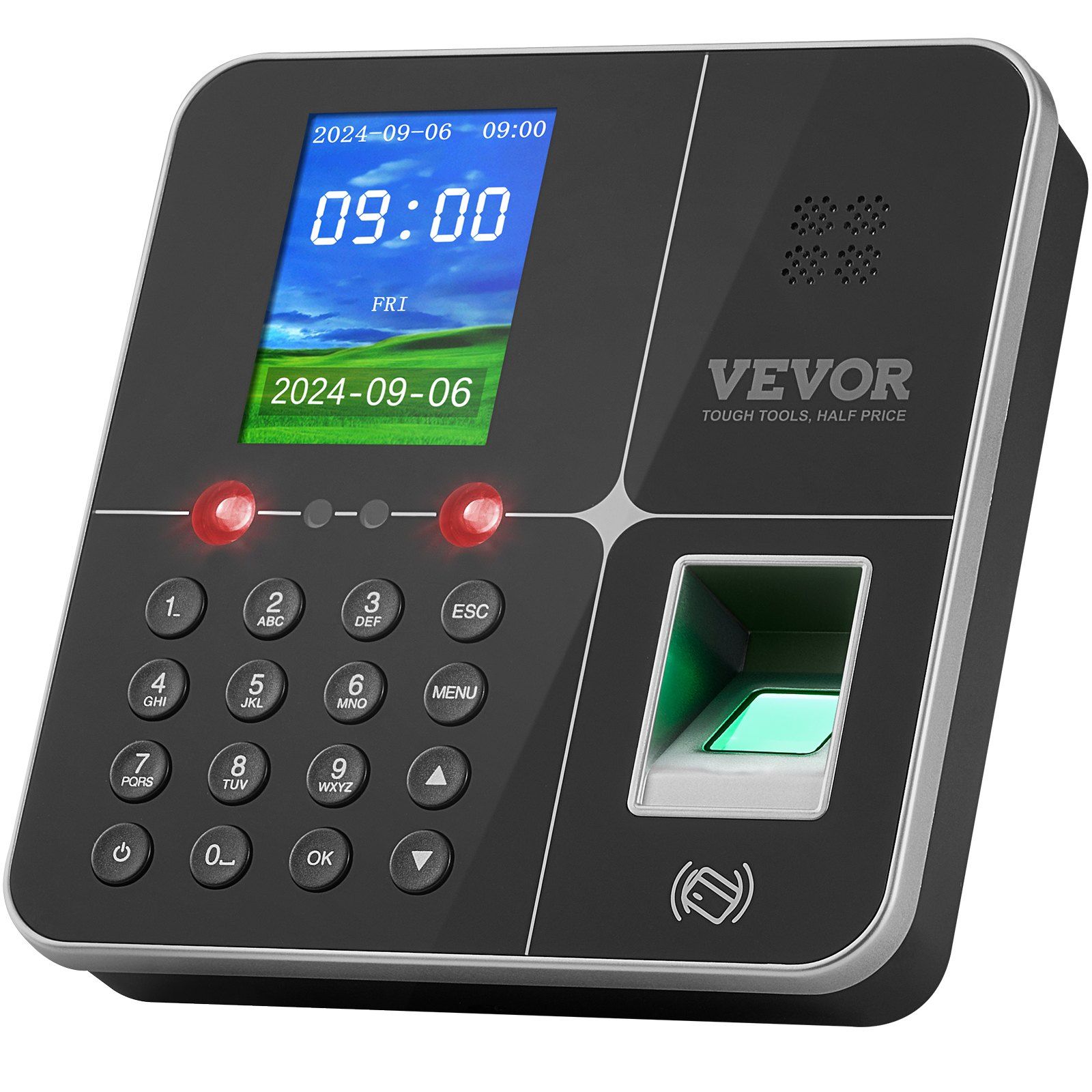 Биометрические часы для сотрудников, 5 карт RFID, USB-накопитель