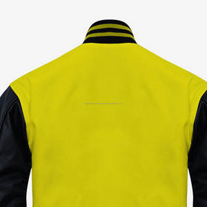 Chaqueta Varsity de alta calidad para hombres y mujeres, Mangas de cuero de chenilla bordadas, chaqueta Varsity Letterman de béisbol personalizada - Product Image 5