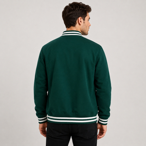 Varsity <b>jacket</b> made with durable materials and comfortable fit delivering timeless style for active casual and fashion forward - Product Image 5