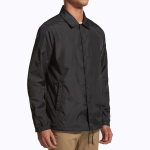Veste coupe-vent en toile à capuche pour homme - Couleur personnalisée, imperméable et respirante, meilleur prix du fabricant - Product Image 2